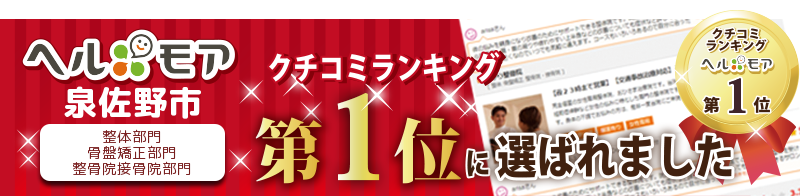 ヘルモア口コミランキング第1位に選ばれました